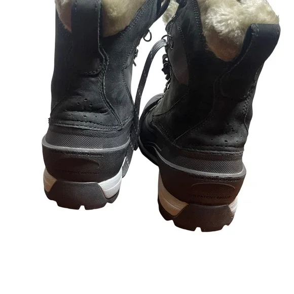 The North Face Waterproof Snow Boots Women's US 7 Black Faux Fur Lined Winter - Picture 11 of 16